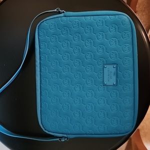 NWOT Michael Kors Teal Neoprene iPad/Tablet Crossbody Case, Padded